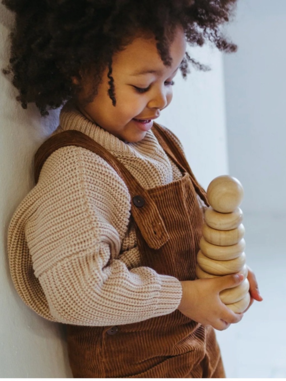 Organic cotton chunky baby sweater 6-12 m